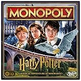 Monopoly Harry Potter Edition Board Game for Kids 8+, Strategy Family Game with Hogwarts Locations, Golden Tokens, House Cards & Owl Post, 2–6 Players, For Kids & Familes
