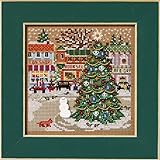 Mill Hill Holiday Square Christmas Village 2025 Buttons & Beads Winter Series Counted Cross Stitch Kit MH142535