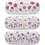 The Leonardo Collection Women's Glasses Case, Floral Design, One Design at Random