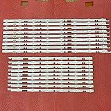 Jxjamp 18pcs LED bar for Samsung UN55JS7200 UE55JU6800K UE55JU6870U UE55JU6800 UE55JU6872U UN55JS700DF 55JU6800 V5DR_550SCA 550SCB_R0