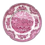 Johnson Brothers Old Britain Castles Pink Bread & Butter Plate, 6.25", Pink