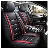 LIXIONGFEI Leather Car Seat Covers for Saa? 9 3 Convertible,Waterproof Breathable Automotive Full Set Seat Protectors，Car Interior Accessories(5 Seats).