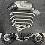 Motorbike exhaust Motorcycle Exhaust Muffler Full Front Mid Link Pip For H-ONDA CB650R CBR650R CB CBR 650 CB650 CBR650 R 2019 2020 2021 2022