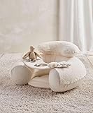 Mamas & Papas Welcome to The World Ducking Sit & Play Baby Floor Seat, Cream (from +6month Until Sitting unaided)