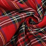 Elegant Event Essentials - 60" x 126" Red Tartan Rectangle Tablecloth - Scottish Tartan Pattern Table Cover - For Festive Decor Garden, Dinner, Birthday Party, Outdoor, Autumn, Kitchen