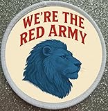 3 Inch We're the Red Army Middlesbrough Iron/Sew On Patch Badge