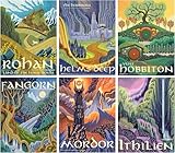 XXXCHENGJIA 6Packs Ring Diamond Art Kits for Adults,Abstract Landscape Diamond Painting Kits,DIY 5D Fairy Dust Magic Castle Gem Art Painting Kits for Home Wall Decor 12x16inch