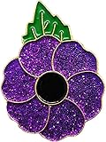 DingCollection Rare 2019 Remembrance Purple Poppy Enamel Lapel Pin Badge Brooch Animals in War