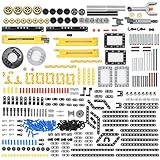 UpGLeuch 498pieces Technic Spare Axle Parts and Gears Comapatible with Major Technic Sets, Technic Replacement Parts-Gears and Axles, Liftarm Frames, Pins Connectors