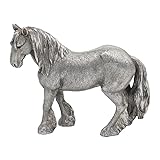 The Leonardo Collection LP48927 Reflections Silver Cob Horse Ornament Figure, Boxed