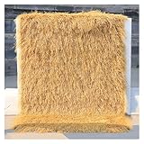 Artificial Thatch Roofing Simulation, Thatch Roofing Or Bar Hut Grass, Thatch Cover Fake Thatch Roofing, Thatch Thatched Straw Roof Garden, Thatch Roofing Bar Straw(1x19m)