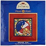 Mill Hill 143288/Jim Shore Counted Cross Stitch Kit 5"X5", Santa (18 Count)