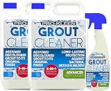 10L + 750ml Pro-Kleen Tile Grout Cleaner Restorer Reviver for Kitchen and Bathroom