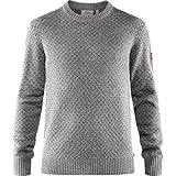 FJÄLLRÄVEN Men's Övik Nordic Sweater M Sweatshirt, Grey, L UK