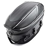 Motorcycle Waterproof Luggage Storage Bag for Yamaha XJ6 XJ6F XJ6N Diversion 2009-2015, Premium Motorcycle Tail Bag Double Row Zipper, Waterproof Motorbike Saddle Bag, Accessories
