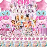 Rob Birthday Decoration Girl, Balloons Birthday Rob, 50 Pieces Stickers Stickers, Rob Background Birthday Girls, Rob Cake Decorations, Rob Tablecloth, Rob Napkins, Rob Birthday Plate Set