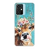 KARTXITAI Case compatible with OSCAL TIGER 10,Shockproof Slim Thin Silicone Protective Anti-Fingerprint Anti-Scratch Anti-Fall phone cover - Cattle,flowers, birds, oil paintings