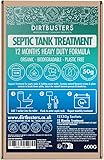 Dirtbusters enzyme septic tank treatment 12 month supply Sewage and cesspit Tank Cleaner