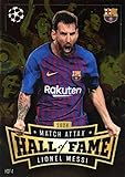 Match Attax 2024 2025 Lionel Messi Hall Of Fame HDF4 Trading Card