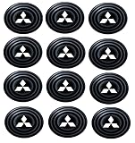 YWDRE 12 Pcs Car Door Shock Absorber for Mitsubishi Space Star 2019-2023 2024, Car Door Protection Sticker Thickening Anti-Collision Vehicle Gate Shock