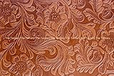 The Tannery Embossed Floral Leather Crafts Tooling Sewing Hobby Workshop Crafting Leather Hides 12x12