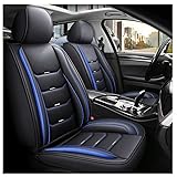 LIXIONGFEI Leather Car Seat Covers for ?? ZR,Waterproof Breathable Automotive Full Set Seat Protectors，Car Interior Accessories(5 Seats).