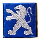 Peugeot car Racing Sport Badge - Iron on Sew on Embroidered Patch