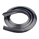 CWMAD Car Wheel Arch Trim for VW T4 Transporter, Car Wheel Arches Fender Flares for Car Wheel Wells Shield Against Dirt and Damage,fibre de carbone-4cm