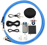 AURSINC Portable Active Loop Antenna, HFDY Shortwave Antenna 50KHz-500MHz HF AM FM VHF UHF Magnetic Loop Receiving for Ham Radio (with Amplifier)