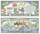 Novelty Dollar Rugrats Animated Children's Television Series Million Dollar Bills x 2 Toddlers