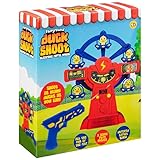 FAHAAM Fairground Duck Shoot Electronic Target Game with Toy Gun Electronic Score Counter Shooting Game Toy with Moving target Outdoor shooting game Shooting Target Game for Kids. (37 x 30 x 11.5cm)