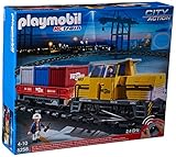 Playmobil 5258 RC Freight Train, Fun Imaginative Role-Play, PlaySets Suitable for Children Ages 4+