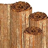 Sol Royal Bark Garden Fence Screening 180x300 cm (HxW) - Outdoor FSC® Natural Bark Mat Privacy Screen Fence for Wind & Rain Protection for Balcony Garden Terrace - R63