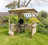 Garden Outdoor Wooden Gazebo, BBQ shelter, Pavilion, Hot Tub, Pergola in Pressure Treated Solid Wood - 10 year warranty against Rot (Gazebo)