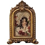 Photo Frame Antique Picture Frame Vintage Ornate Photo Frame Table Top Display and Wall Hanging Home Decor Old Fashioned Photo Gallery Art Decor Wall And Tabletop Picture Frame