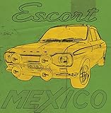 Retro Motor Company Ford Escort Mexico MK1 Greeting Card