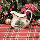 SPODE Christmas Tree Cream and Brandy Jug