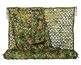 NINAT Camouflage Netting 1Mx2M Woodland Army Camo Net For Camping Military Hunting Shooting Sunscreen