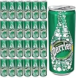 Perrier Sparkling Mineral Water Can 330ml (Pack of 24) - MyNutri
