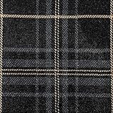 247Floors Midas Tartan Wilton Carpet 11mm Thick Tartan Pattern Woven Backed Stain Resistant Bedroom Living Room (Grey Stone - 4m x 8m)