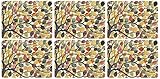 Portmeirion Home & Gifts Pimpernel Dancing Branches Placemats, Set of 6,30.5 x 23cm