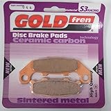 Gold Fren Motorcycle Brake Pad Kawasaki 250 Kr1-S 1990-1993 AR