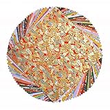 Yuzen Washi Paper 15x15cm Japanese Chiyogami Origami 80 Sheets Assortment