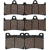 Cyleto Front and Rear Brake Pads for YAMAHA YZF1000R YZF1000 R Thunderace 1996 1997 1998 1999 2000 2001 2002