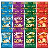 CheeseO's Crunchy Baked Cheese Snacks Multipack Pack of 16x20g - Cheddar Bites, Keto Snacks, High Protein Snack, Low Carb Gluten Free Vegetarian Savoury Snack Cheese Crisps