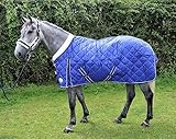 Ruggles 400g Heavyweight Stable Rug for Horse/Pony Fleece Collar| Smart warm rug for colder weather (Royal Blue, 5' 9")