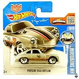2016 Hot Wheels Porsche 356A Outlaw HW Showroom Silver (Short Card)