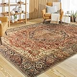 Aspire Homeware Rugs for Bedroom Living Room 120x170 cm - Traditional Area Rugs Modern Majestic Cashmere Style - Soft Short Pile Vintage Rug - Carpet for Dining Room Easy To Clean