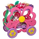 New 45 Piece Battery Operated Play Tea Trolley Complete with a Tea Pot with Lights and Sounds