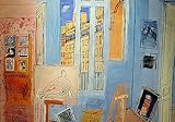 GYTRI CGFHJ Famous Raoul Dufy Poster Raoul Dufy Prints Abstract Wall Art 《Artist's Studio》Picture Raoul Dufy Canvas Painting For Home Decor 90x60cm Unframed